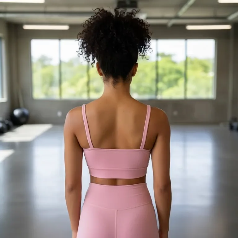 Top Essencial com Bolso Rosa Boost — vídeo de costas